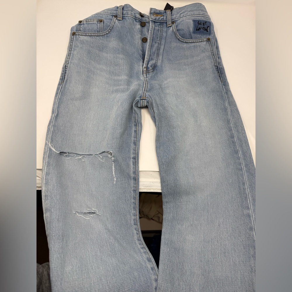 Saint Laurent Light Blue Denim - Picture 4 of 5